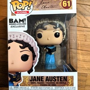 Jane Austen Pop Funko in box